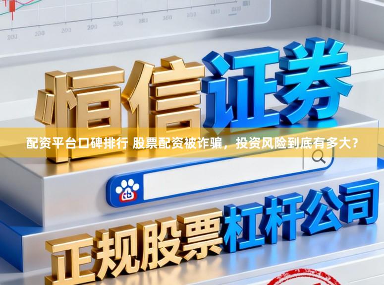 配资平台口碑排行 股票配资被诈骗，投资风险到底有多大？